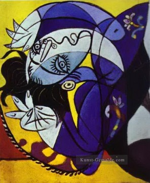 bekannte abstrakte Werke - Mädchen auf einem Kissen 1936 Kubismus